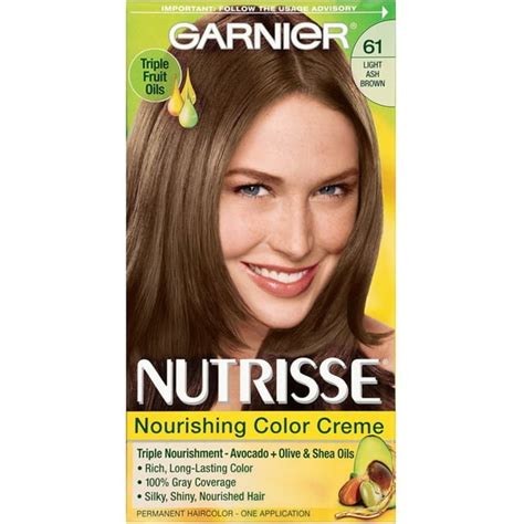 garnier ash light brown|garnier hair color light brown.